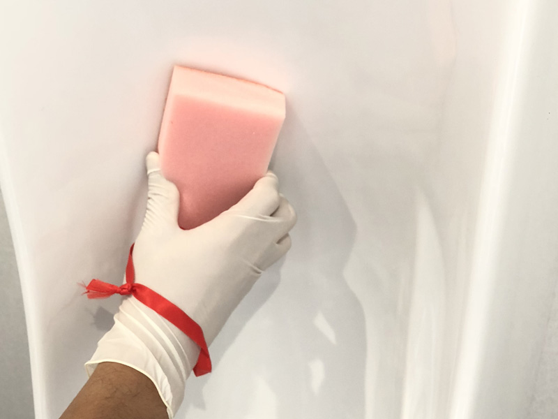 Fluorine Toilet Cleaning Sponge (with Cord)