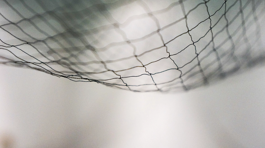 Mesh and net structure material texture
