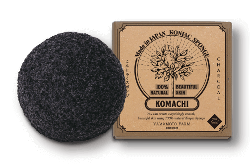 KOMACHI Charcoal konjac sponge