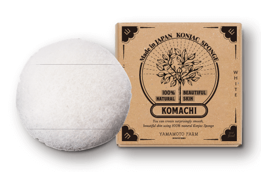 KOMACHI White konjac sponge